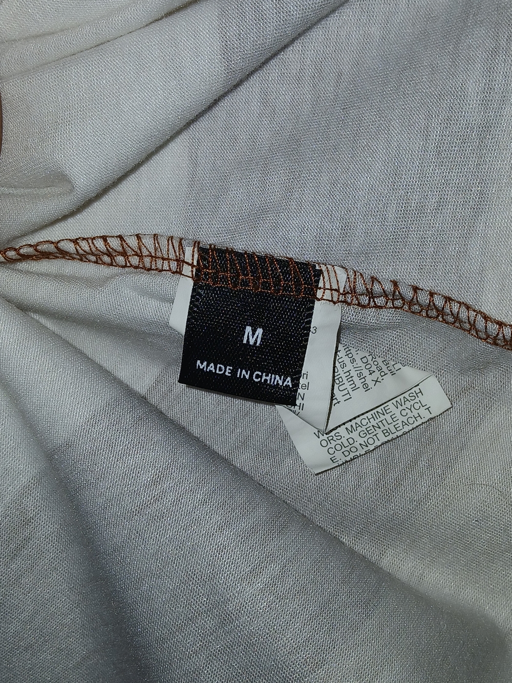 Striped Sleeveless Tank Top in Rust, Cream & White - Picture 3 of 3